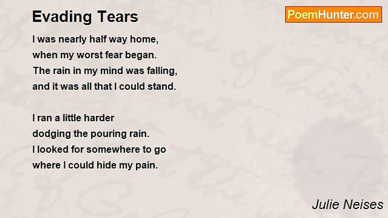 Julie Neises - Evading Tears