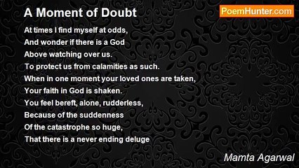 Mamta Agarwal - A Moment of Doubt