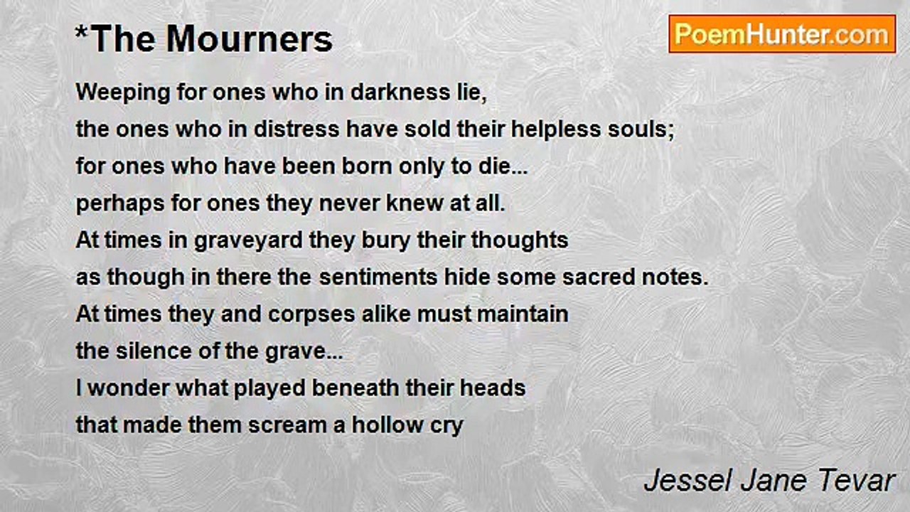 Jessel Jane Tevar - *The Mourners