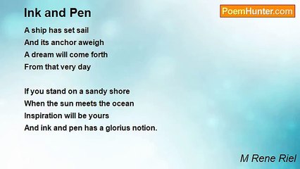 M Rene Riel - Ink and Pen
