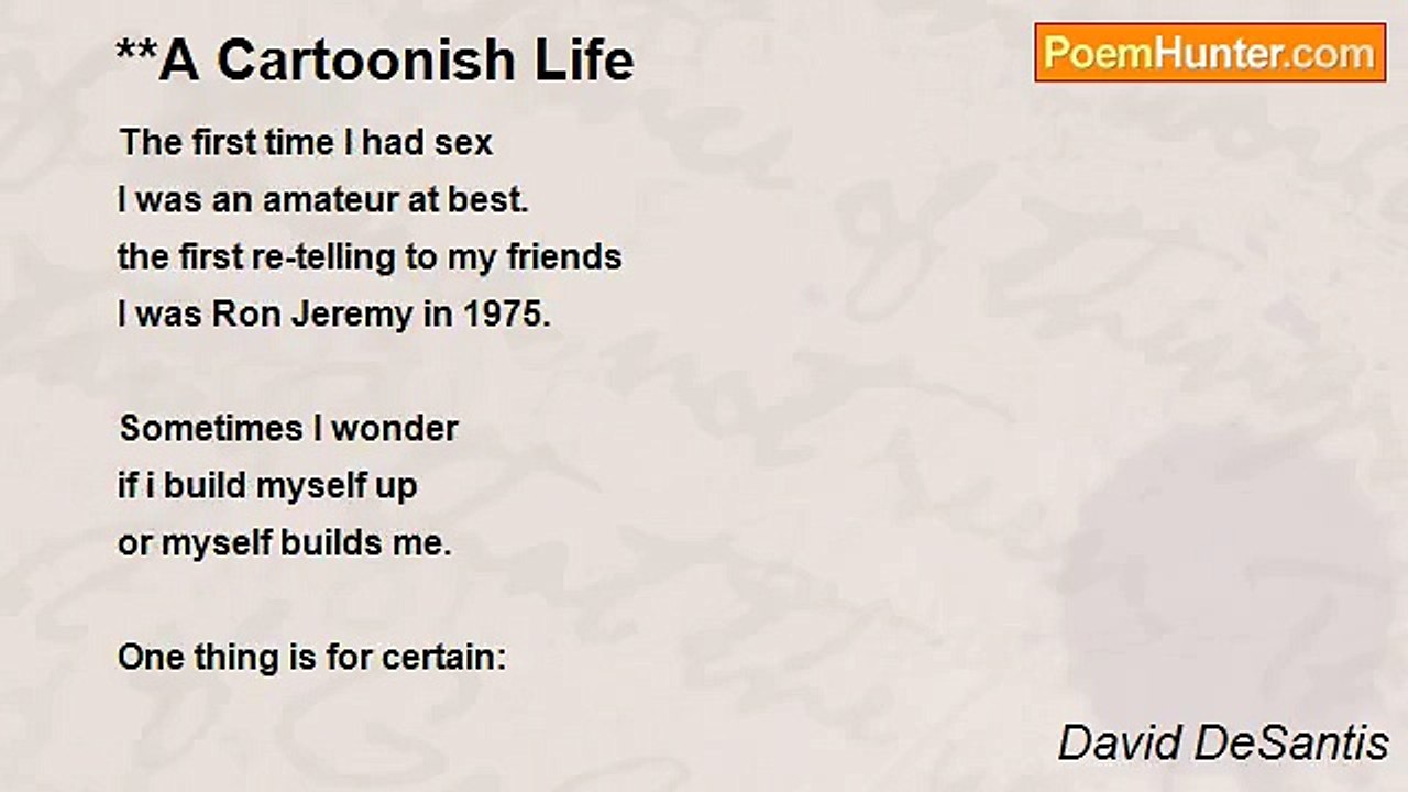 David DeSantis - **A Cartoonish Life