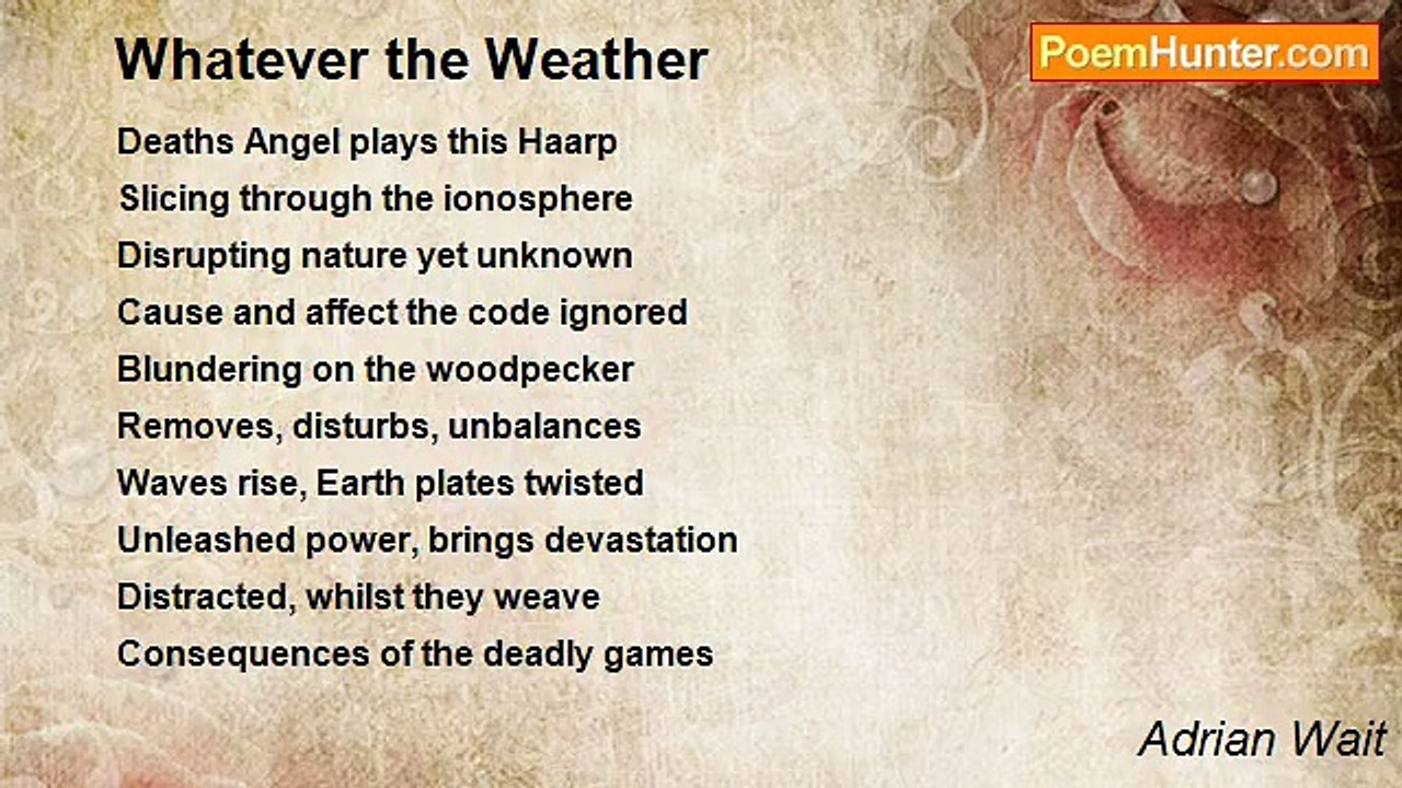 Adrian Wait - Whatever the Weather