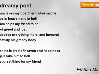 Ershad Mazumder - A dreamy poet