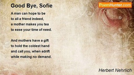 Herbert Nehrlich - Good Bye, Sofie