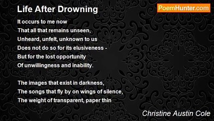 Christine Austin Cole - Life After Drowning