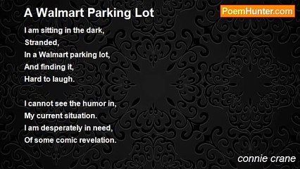connie crane - A Walmart Parking Lot