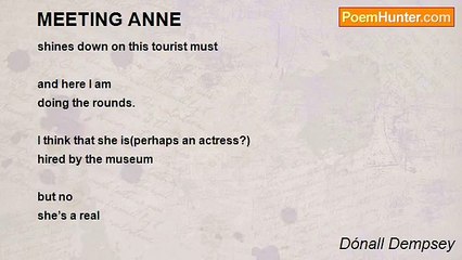 Dónall Dempsey - MEETING ANNE