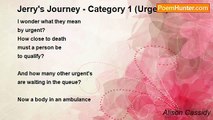 Alison Cassidy - Jerry's Journey - Category 1 (Urgent)