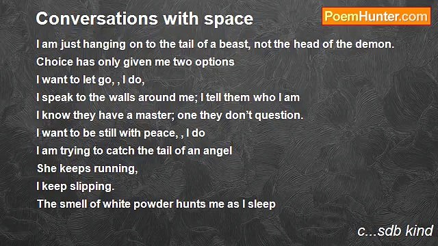 c...sdb kind - Conversations with space
