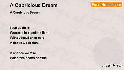 JoJo Bean - A Capricious Dream