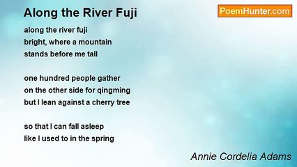 Annie Cordelia Adams - Along the River Fuji