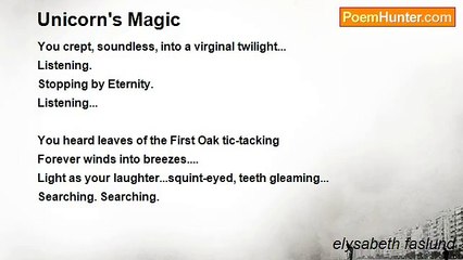elysabeth faslund - Unicorn's Magic