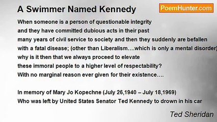 Ted Sheridan - A Swimmer Named Kennedy