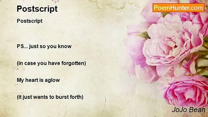 JoJo Bean - Postscript