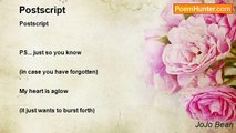 JoJo Bean - Postscript