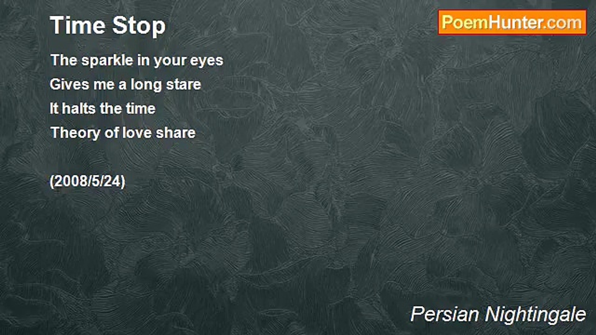 ⁣Persian Nightingale - Time Stop