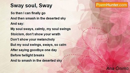 Ana Ónimo - Sway soul, Sway