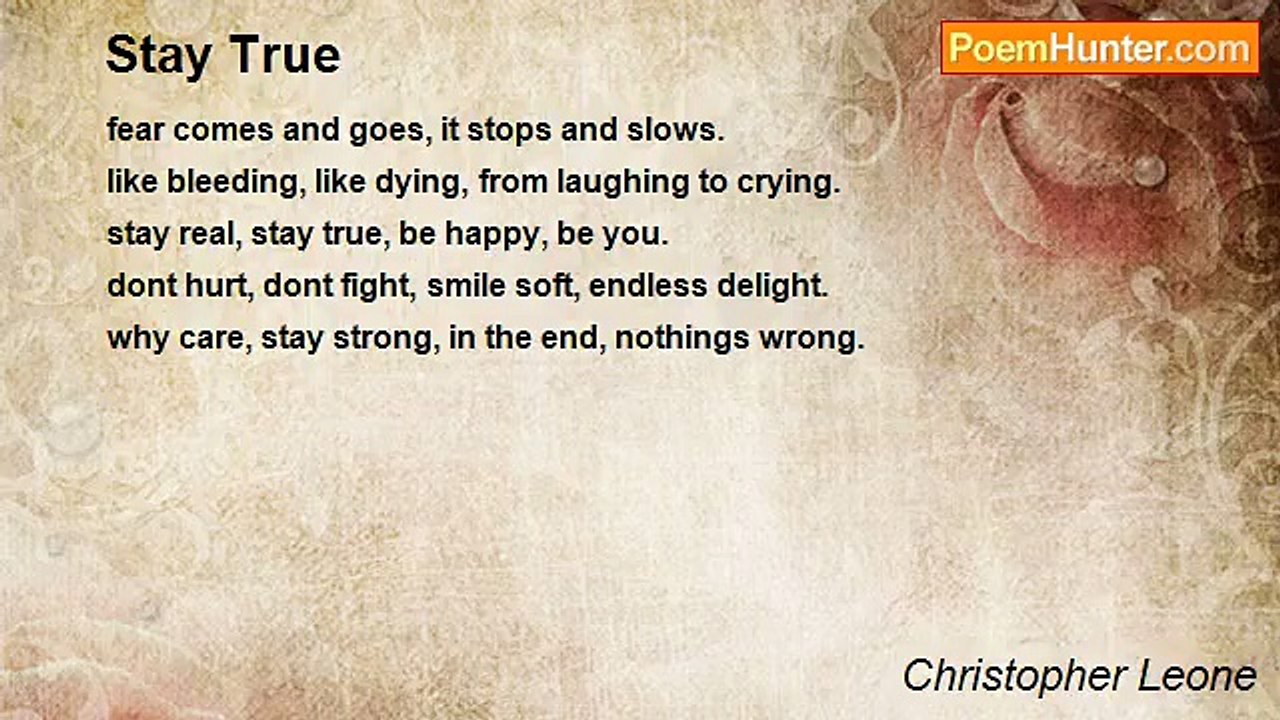 Christopher Leone - Stay True