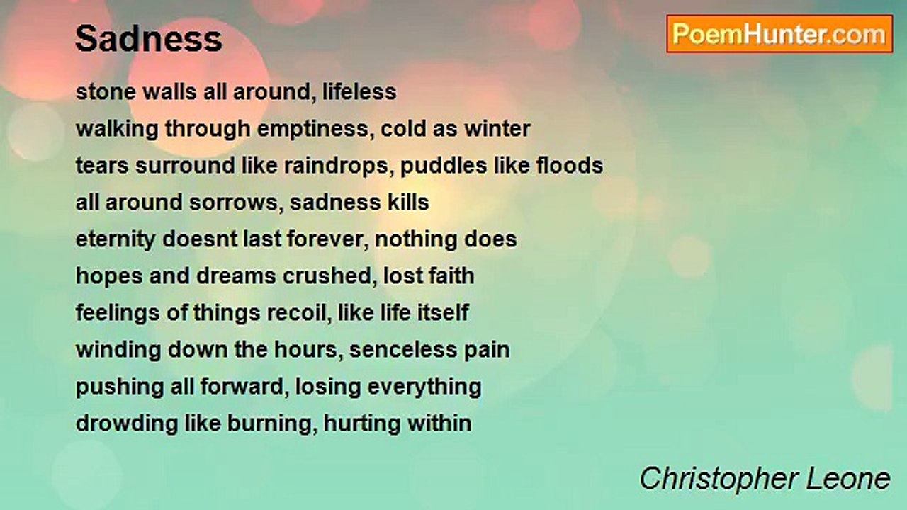 Christopher Leone - Sadness