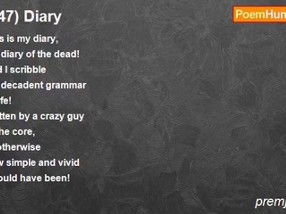 premji premji - (047) Diary
