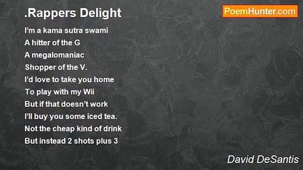 David DeSantis - .Rappers Delight
