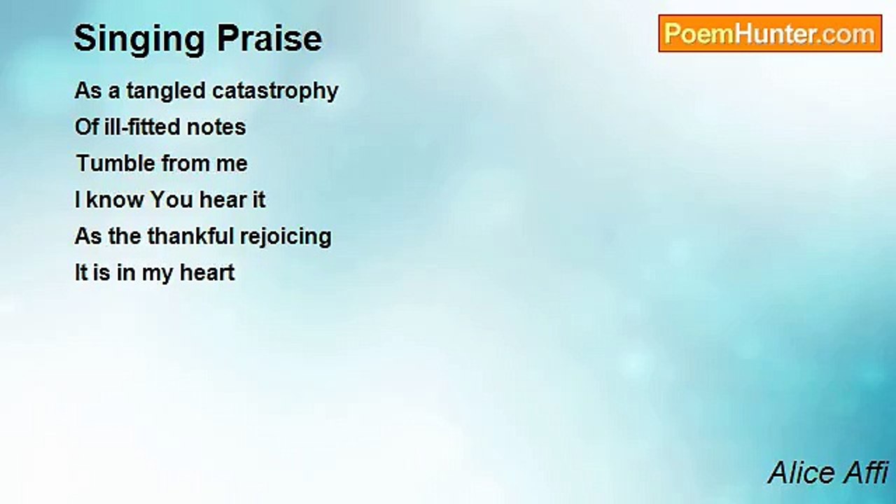 Alice Affi - Singing Praise