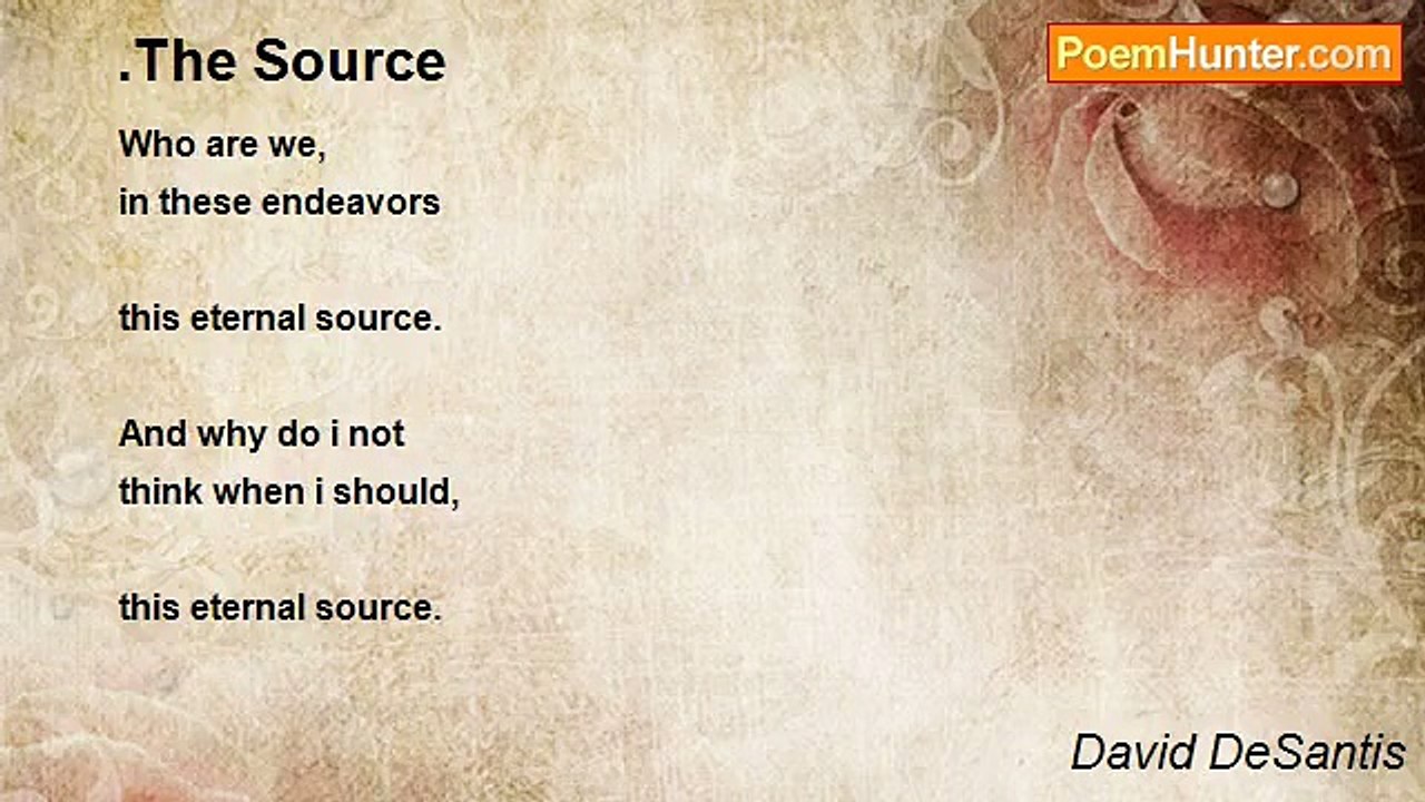 David DeSantis - .The Source