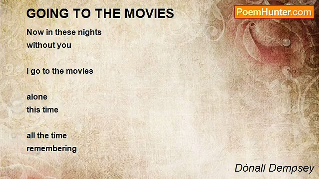Dónall Dempsey - GOING TO THE MOVIES