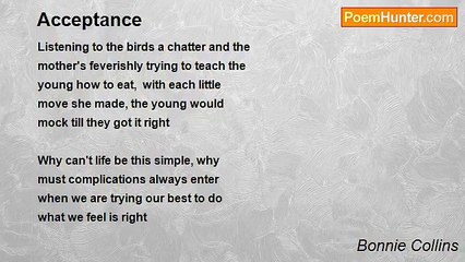 Bonnie Collins - Acceptance