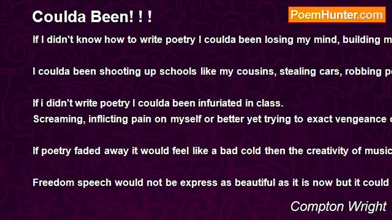 Compton Wright - Coulda Been! ! !