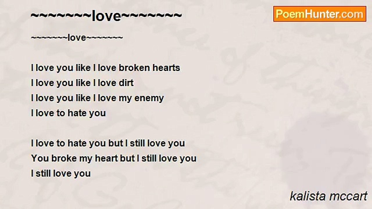 kalista mccart - ~~~~~~~love~~~~~~~