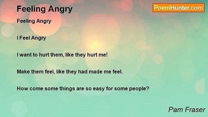 Pam Fraser - Feeling Angry