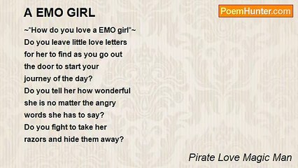 Pirate Love Magic Man - A EMO GIRL