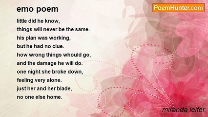 miranda leifer - emo poem