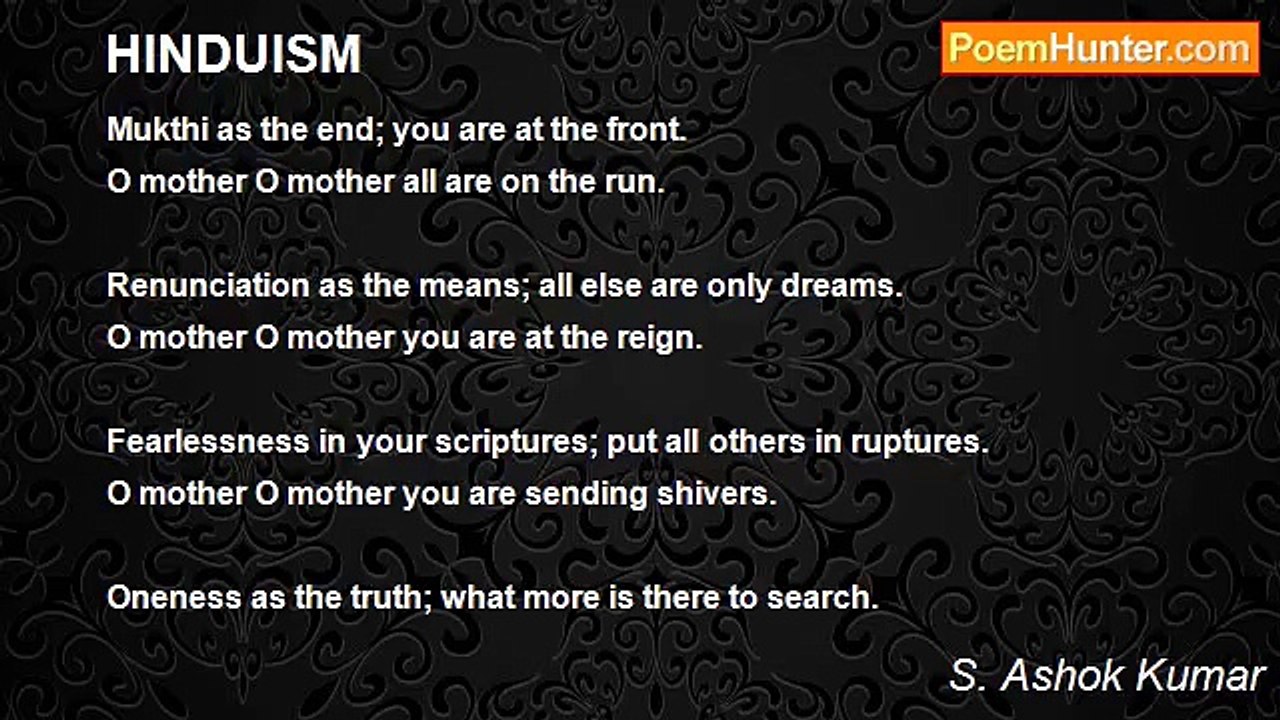 S. Ashok Kumar - HINDUISM