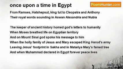 sally sh. - once upon a time in Egypt