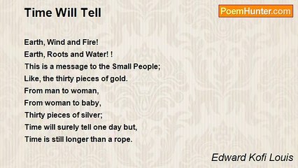 Edward Kofi Louis - Time Will Tell