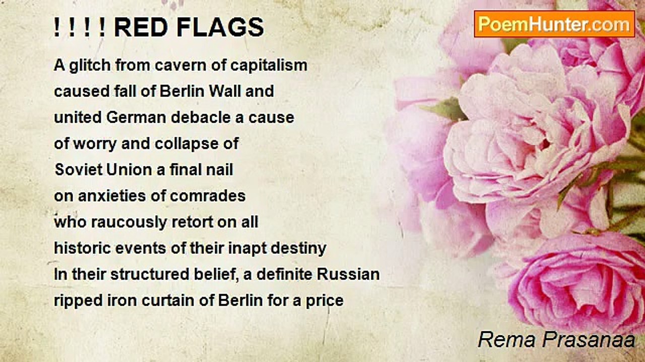 Rema Prasanaa - ! ! ! ! RED FLAGS