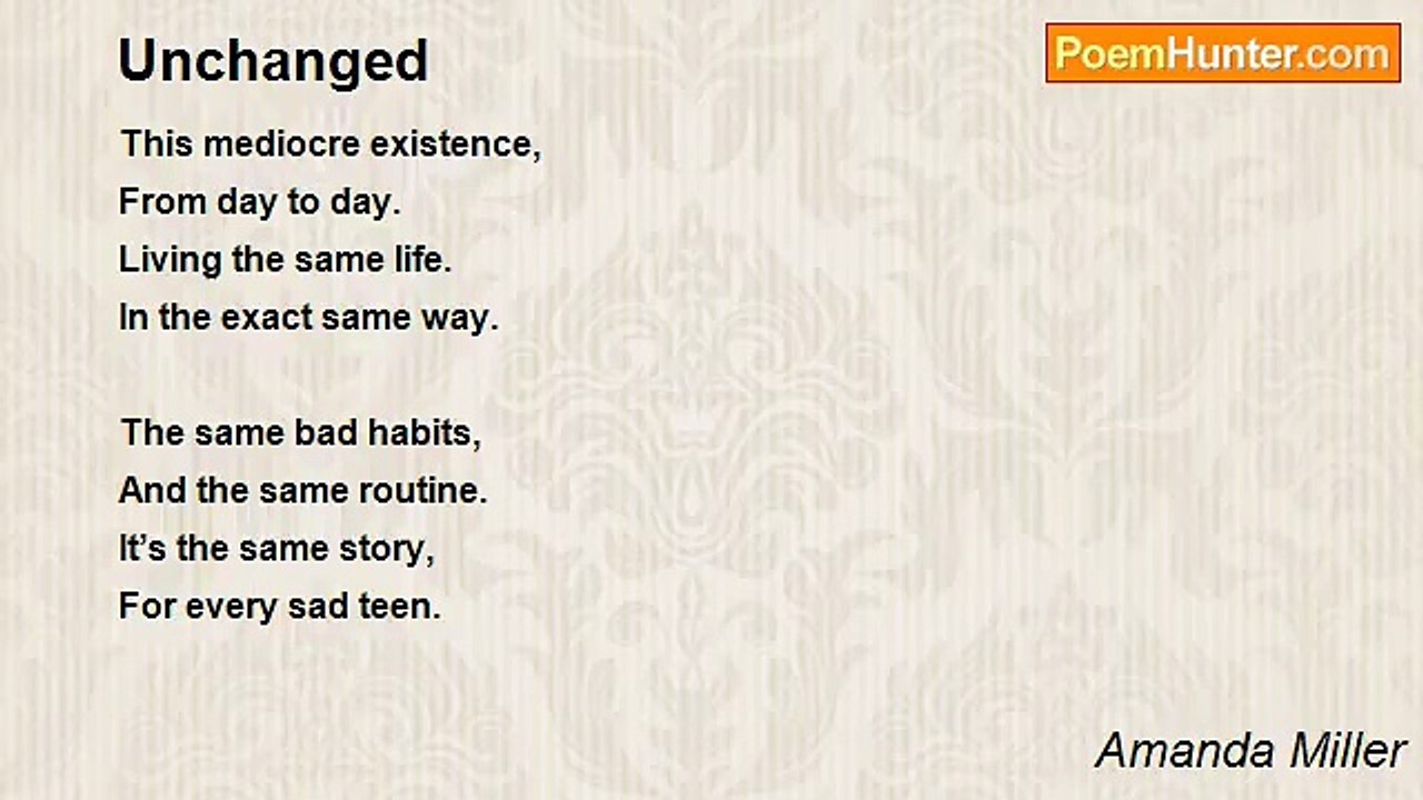 Amanda Miller - Unchanged