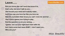 Miizz. Beautiiful - Leave......
