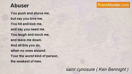 saint cynosure ( Ken Bennight ) - Abuser