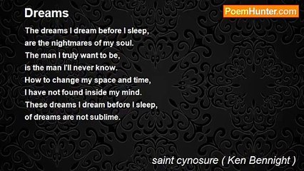 saint cynosure ( Ken Bennight ) - Dreams