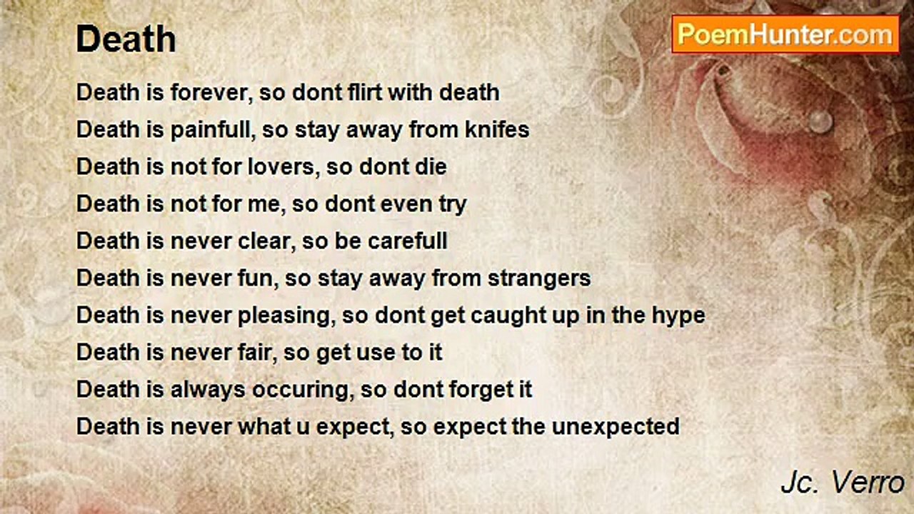 Jc. Verro - Death