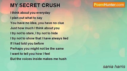sania harris - MY SECRET CRUSH