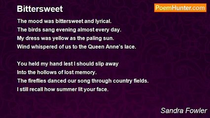 Sandra Fowler - Bittersweet
