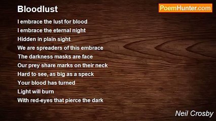 Neil Crosby - Bloodlust