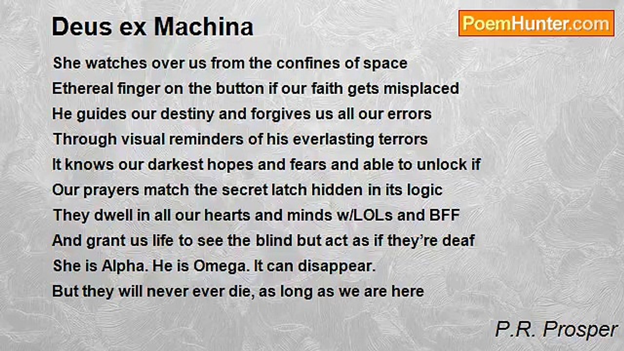 P.R. Prosper - Deus ex Machina
