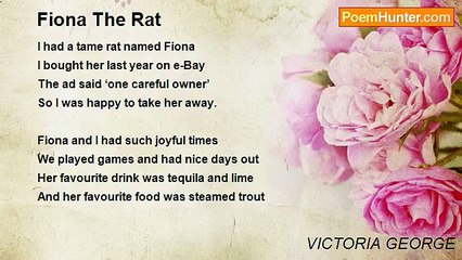 VICTORIA GEORGE - Fiona The Rat