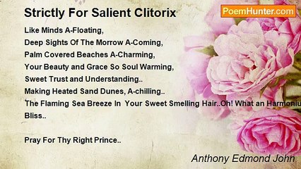 Anthony Edmond John - Strictly For Salient Clitorix