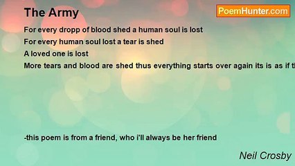 Neil Crosby - The Army